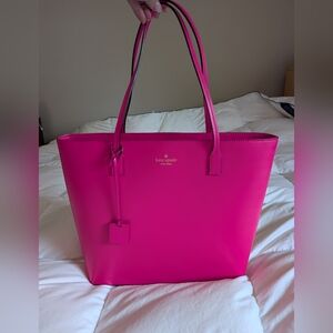 Kate Spade Karla Beech Street Leather Tote in Peony Pink